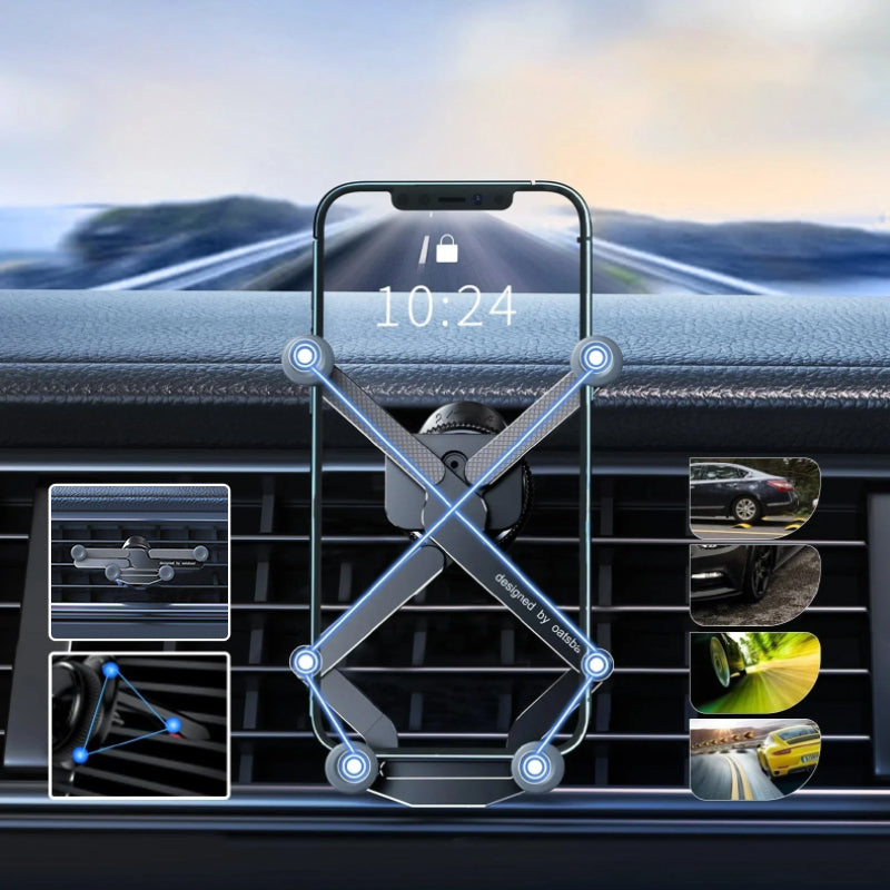 Lisslune | Invisible Rotatable Car Phone Holder