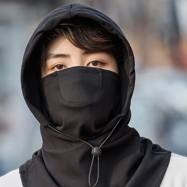 Lisslune | Hooded Face Mask with Neck Warmer for Cycling