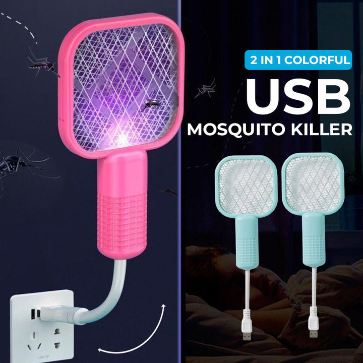 Lisslune | USB Mosquito Repeller with LED and Safety Net – 2-in-1 Design
