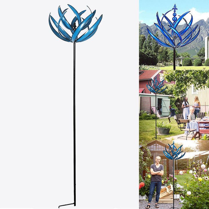 Lisslune | Blue Wind Spinner made of Metal