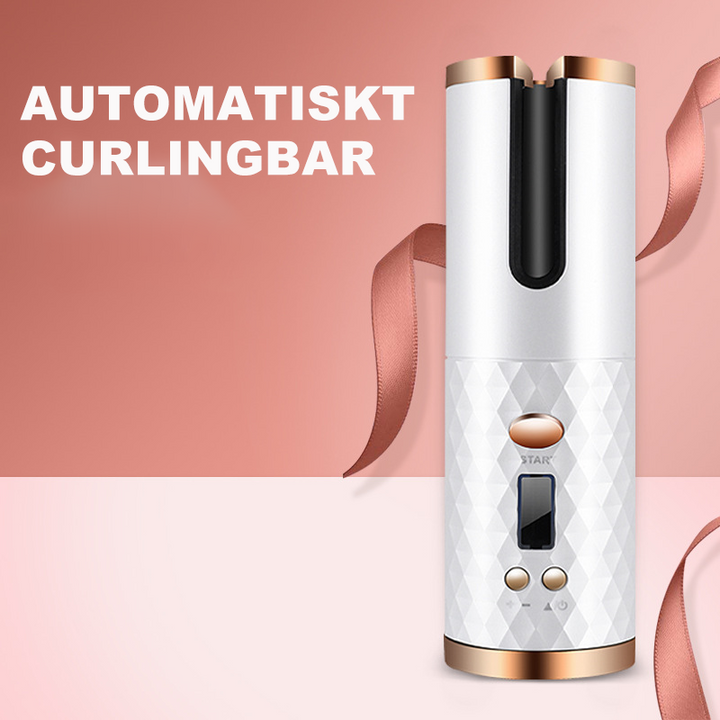 Lisslune | Cordless automatic rotating curling iron