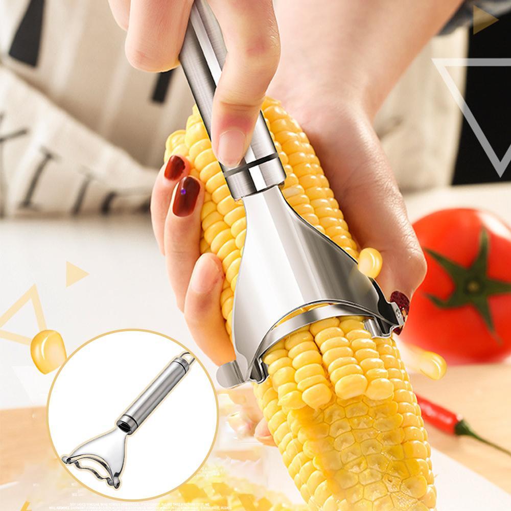 Lisslune | Corn on the cob peeler made of stainless steel