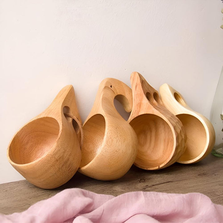 Lisslune | Rubberwood Artisan Mug Collection