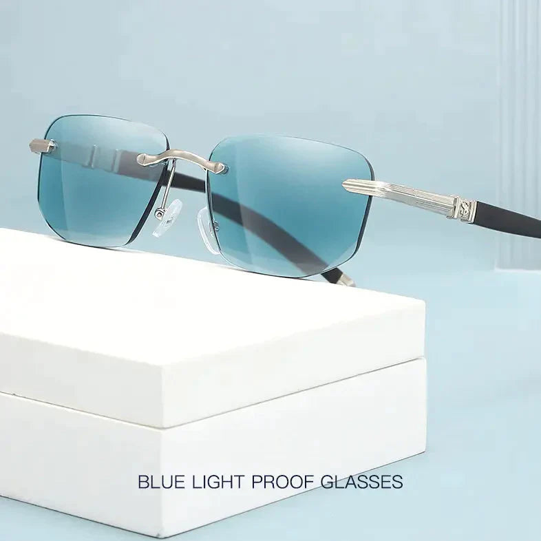 Lisslune | Sapphire High Hardness Anti-Blue Light Wide and Near Reading Glasses Sunglasses