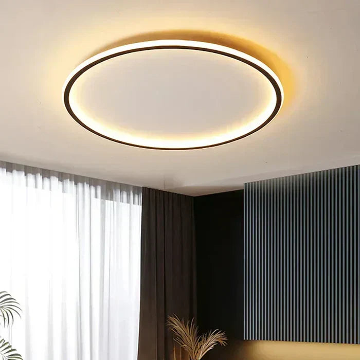 Lisslune | Scandinavian Round Ceiling Lamp - AuroraSphere