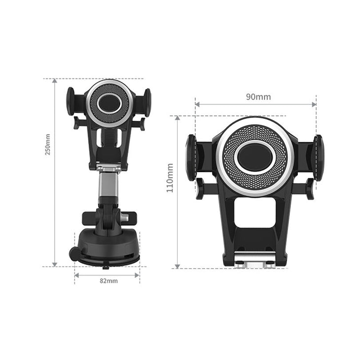 Lisslune | Middle console suction cup phone holder