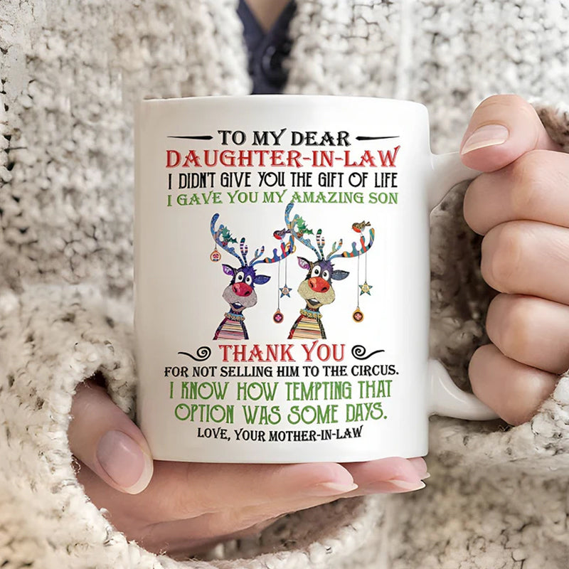 Lisslune | I have given you my amazing son - Best gift for daughter-in-law mugs