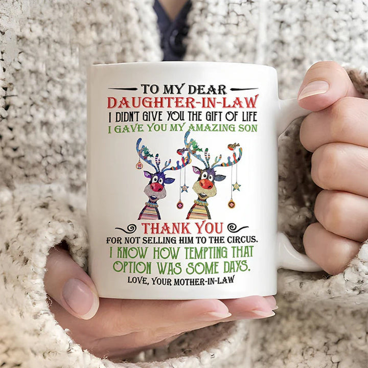 Lisslune | I have given you my amazing son - Best gift for daughter-in-law mugs