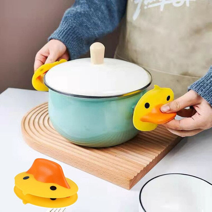 Lisslune | 2Pcs Yellow Duck Potholder