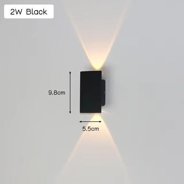 Lisslune | Light - Modern weatherproof LED wall lamp made of aluminum for outdoor use