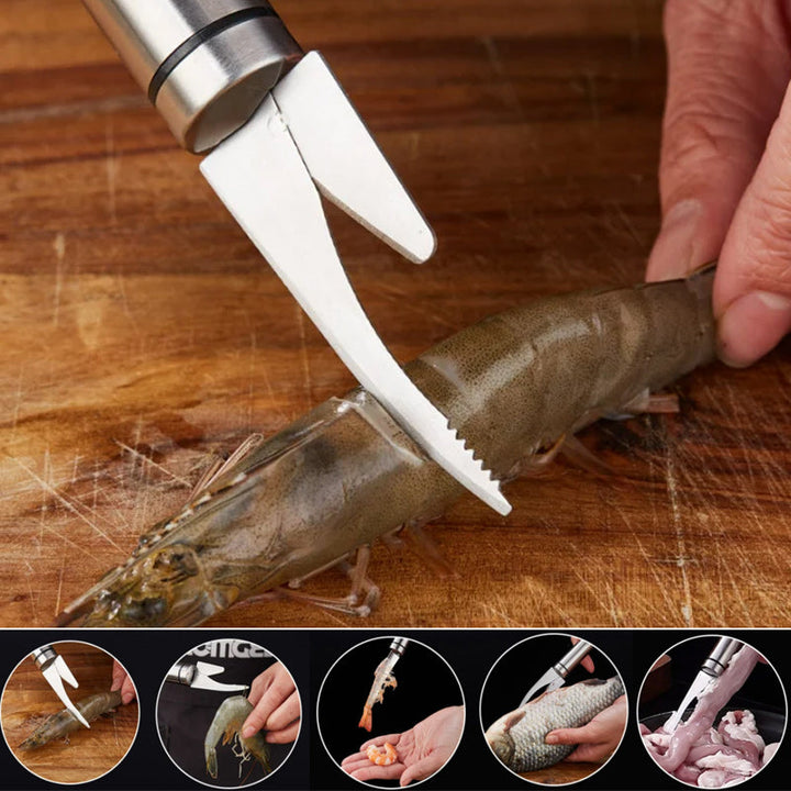 Lisslune | 5 in 1 multifunctional fish gutting knife