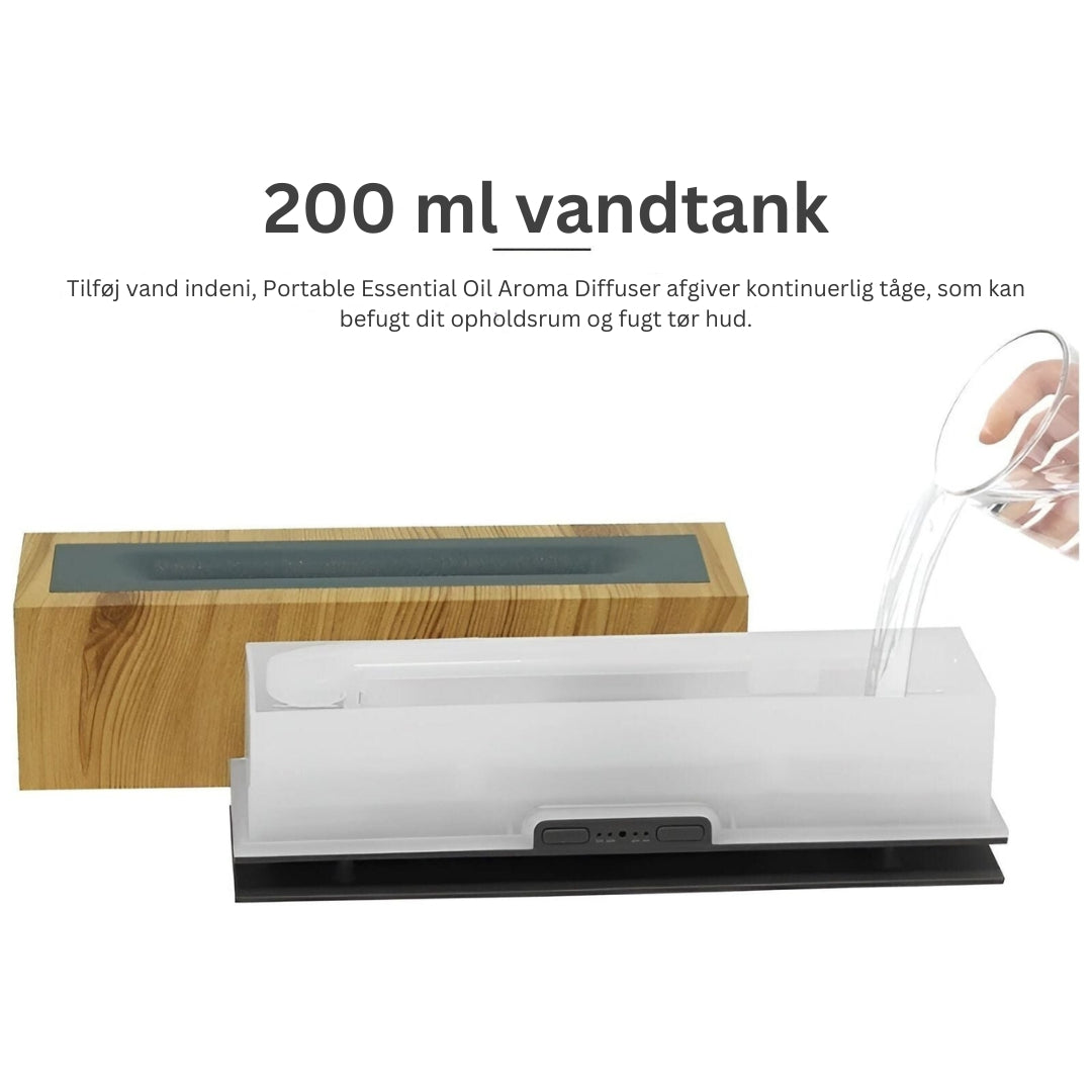 Lisslune | Portable humidifier with flame light and fragrance