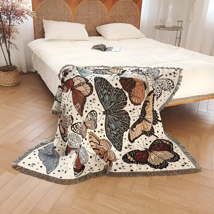 Lisslune | Butterfly Garden Blanket