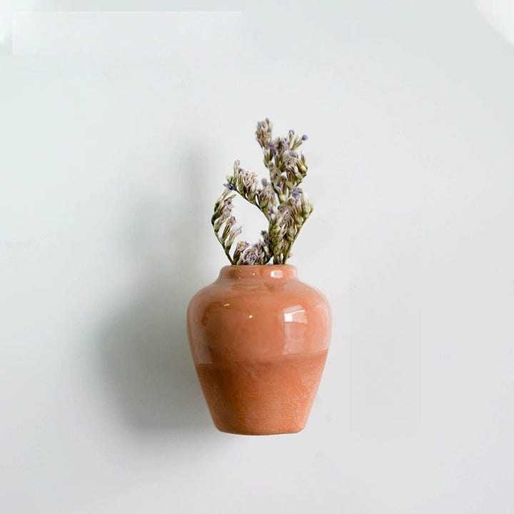 Lisslune | 3-piece set mini plant vases magnets for decorative and fresh accents