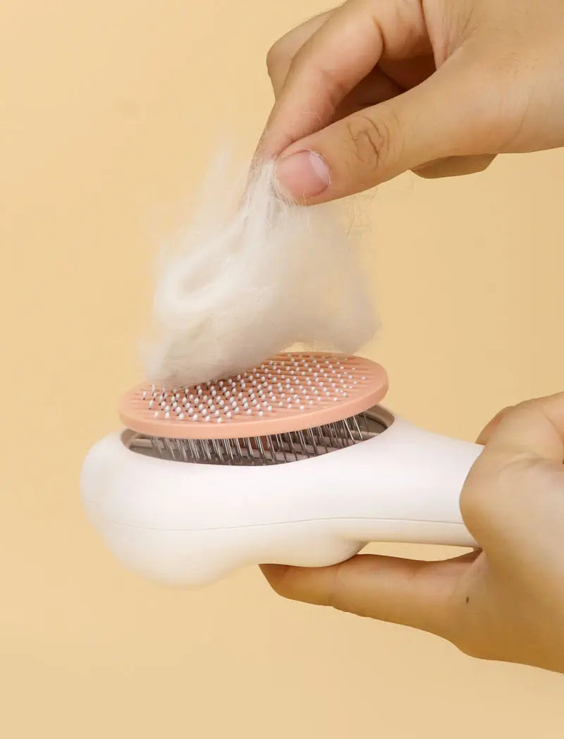 Lisslune | Pet Grooming Brush for Cats and Dogs - Hair Removal Comb for Kittens and Puppies, Effective Pet Grooming Accessory