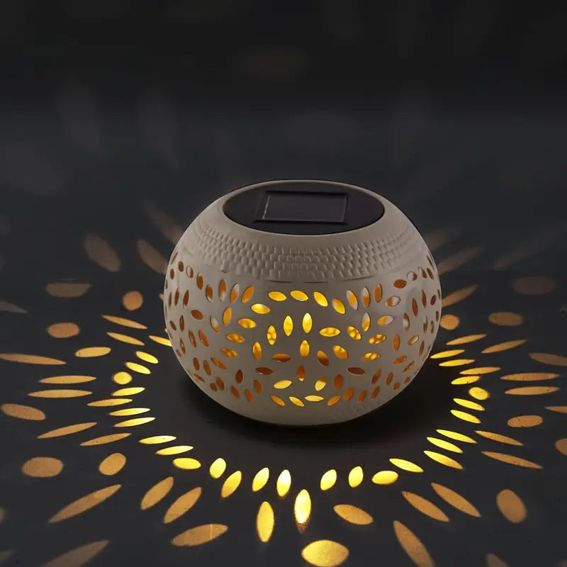Lisslune | Polka Dot Solar Garden Lighting – Decorative Lamp for Outdoor and Terrace