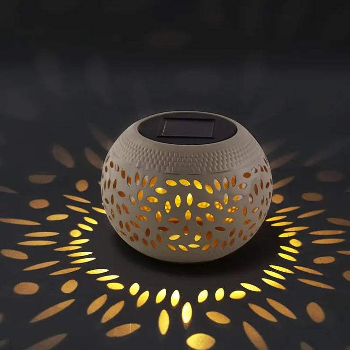 Lisslune | Polka Dot Solar Garden Lighting – Decorative Lamp for Outdoor and Terrace