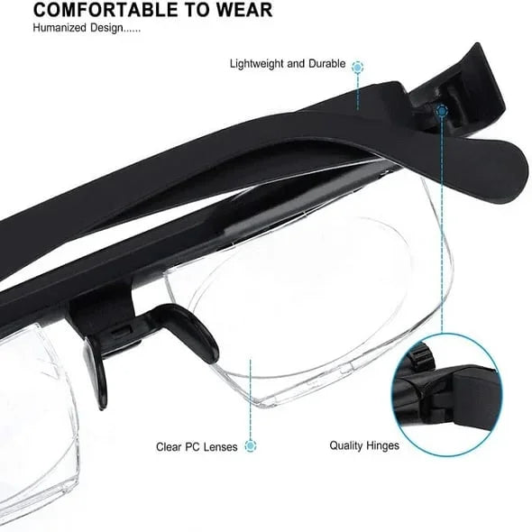 Lisslune | Adjustable focus glasses for near and distance vision