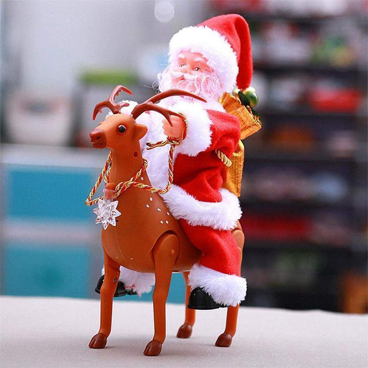 Lisslune | Beautiful Santa Climbing Chimney Pleasant Gift Toy