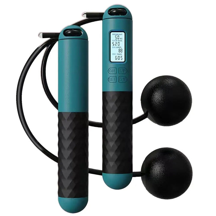 Lisslune | Wireless Jump Rope with Counter – Weighted Handles for Home Cardio Workouts