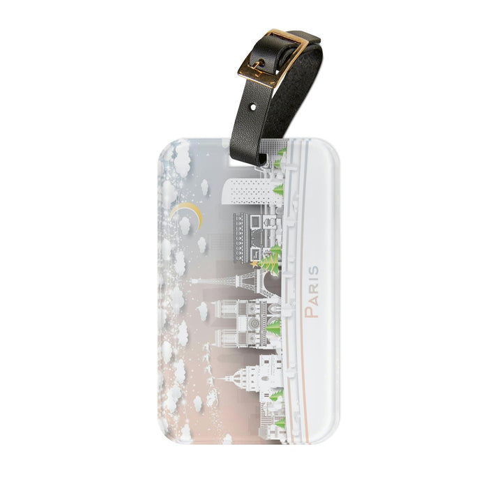 Lisslune | Elegant Paris Travel Tag - Stylish and Practical Luggage Identifier