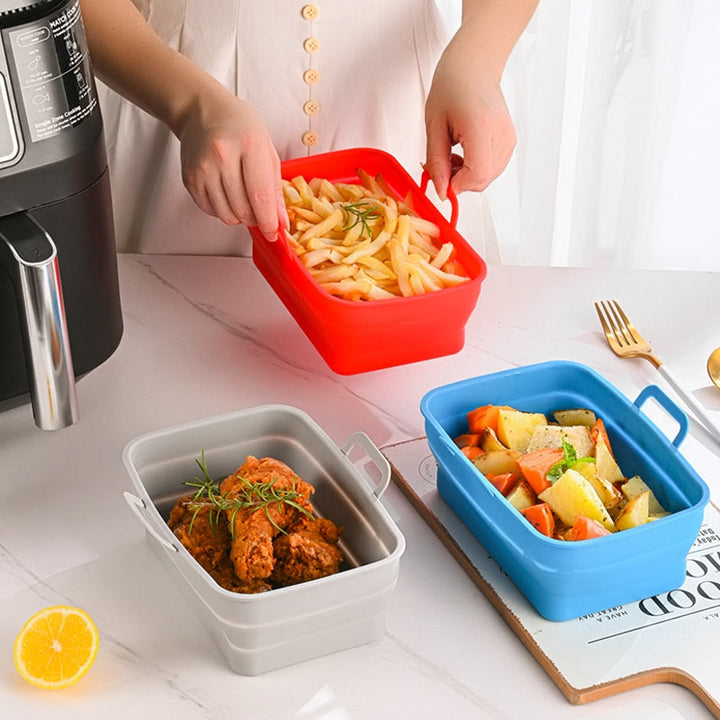 Lisslune | Foldable Air Fryer Baking Tray made of Silicone