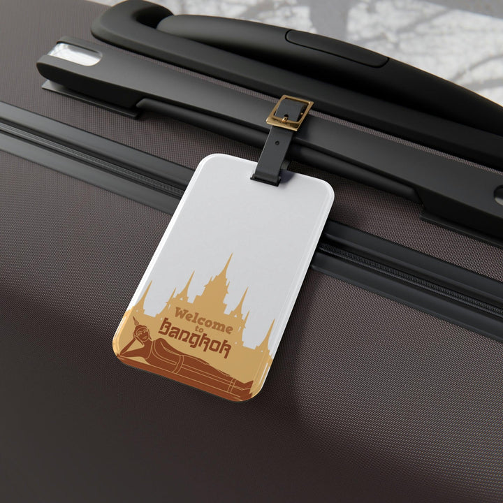 Lisslune | Personalizable Acrylic Luggage Tag Set by Elite Maison: Your stylish travel companion