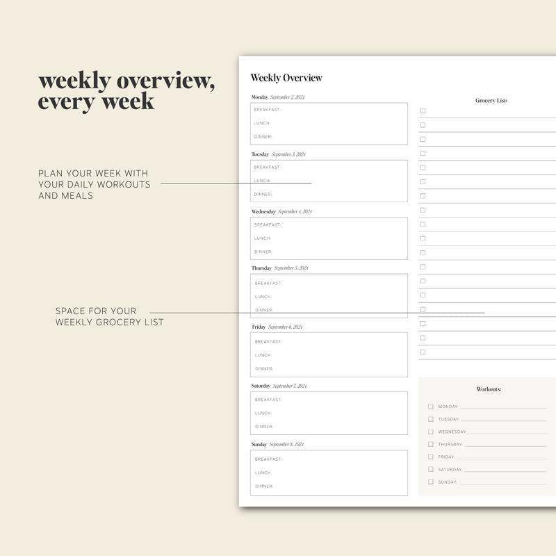 Lisslune | Daily Planner 24-25 – PlanEase