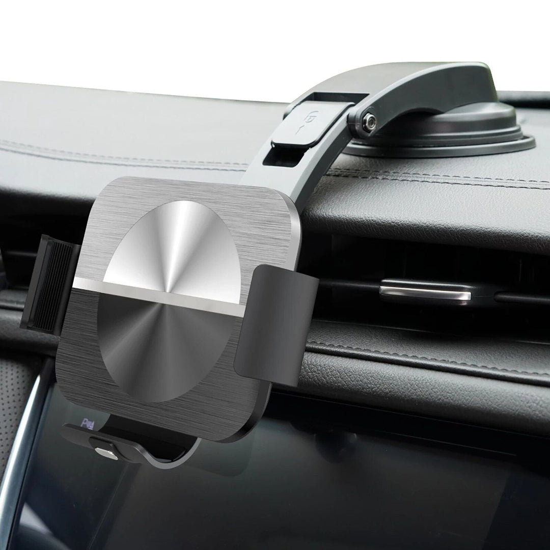 Lisslune | 15W Dual Coil Wireless Car Charger Phone Holders with Fast Charging