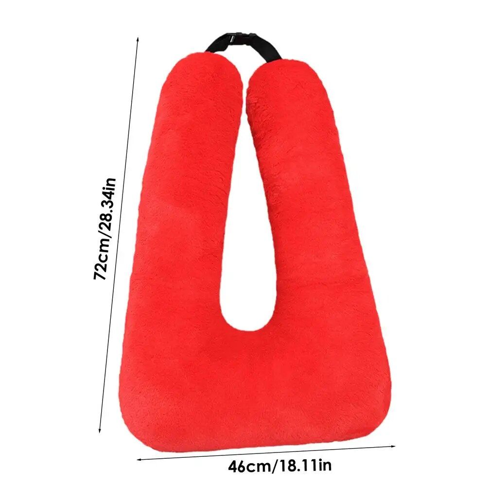 Lisslune | Ergonomic car and travel head pillow with adjustable strap for comfortable support