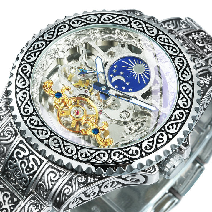 Lisslune | Vintage Moon Automatic Tourbillon Watch