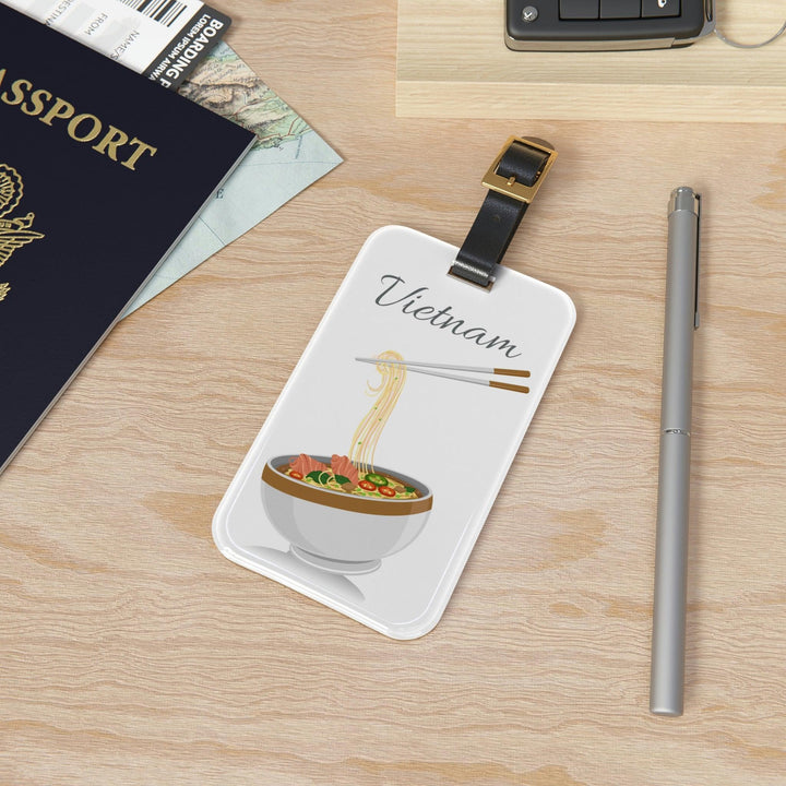 Lisslune | Chic Personalized Acrylic Luggage Tags: Enhance Your Travel Experience