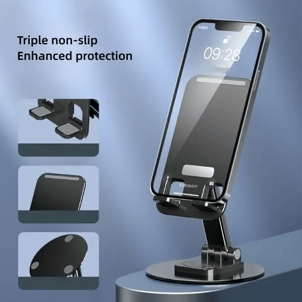 Lisslune | Folding computer phone holder in aluminium alloy