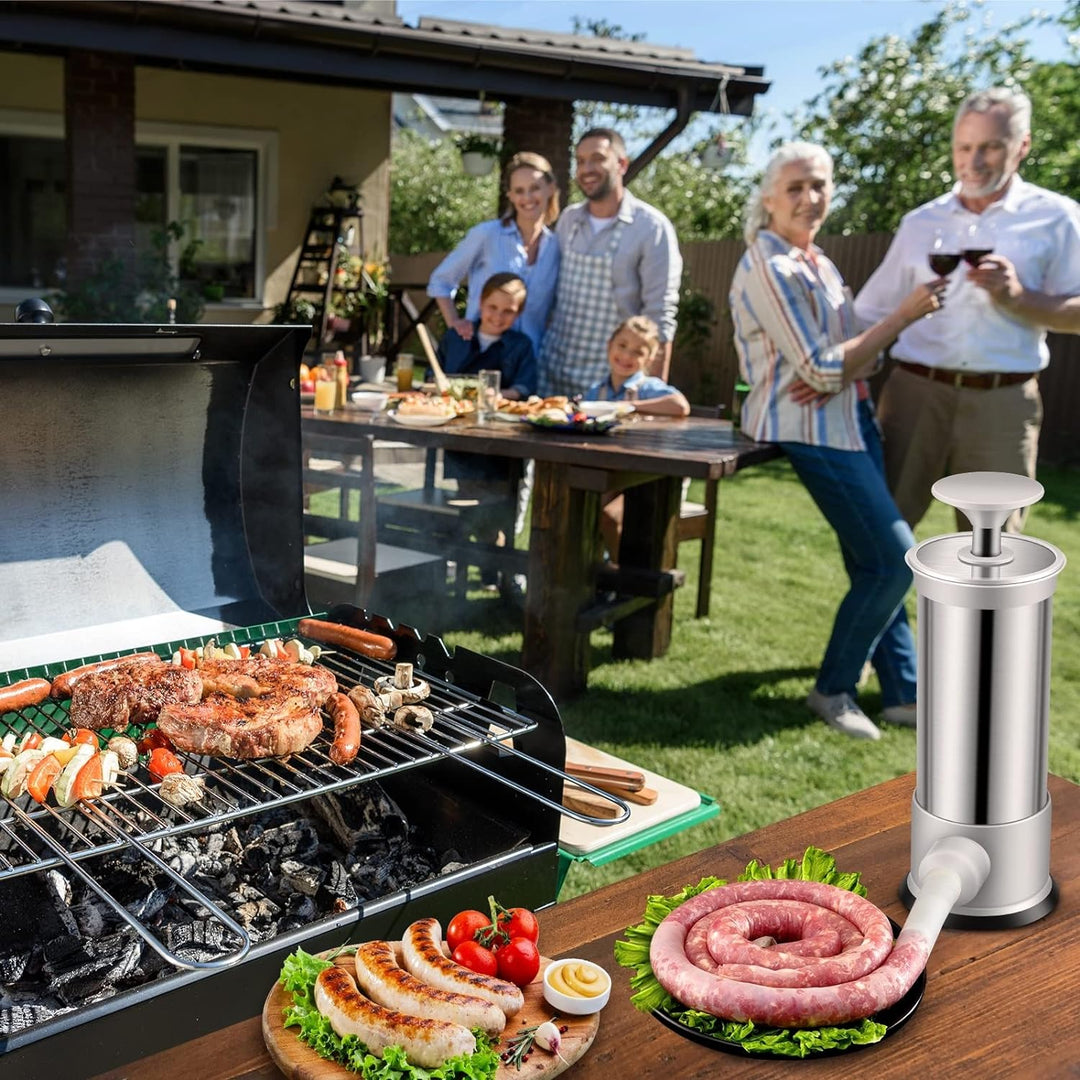 Lisslune | Sausage filler with 4 different size filling tubes