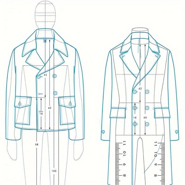 Lisslune | Men's Clear Fashion Mannequin: Essential tool for tailoring and knitting