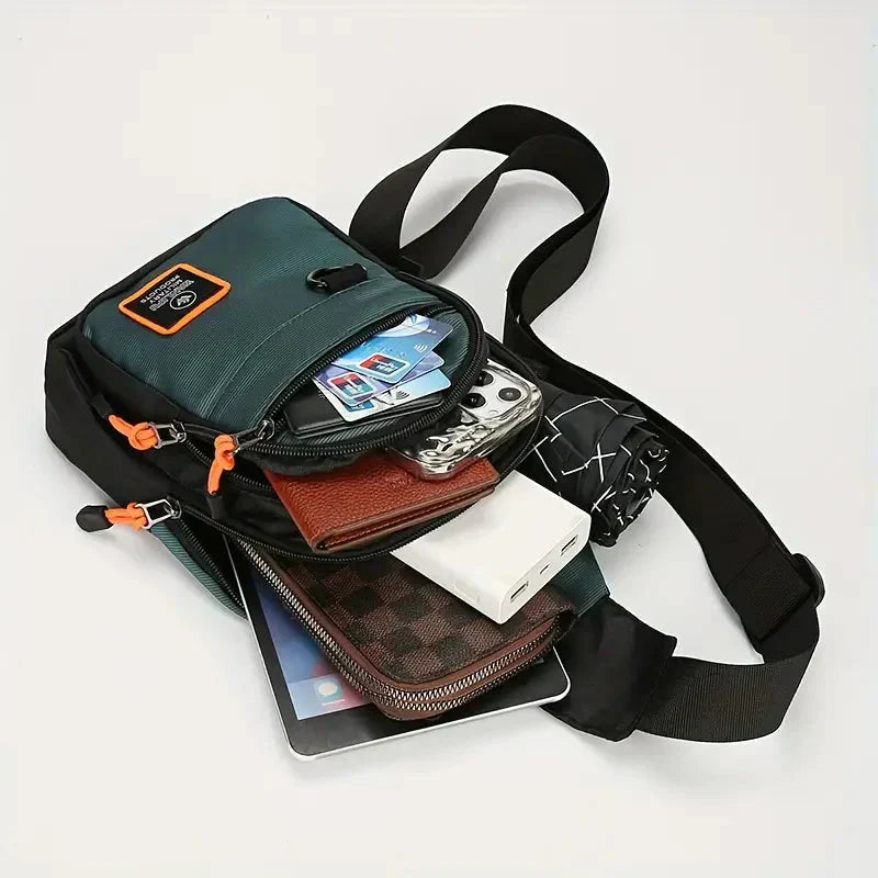 Lisslune | UrbanTrail – Durable Men’s Shoulder Bag | Waterproof Crossbody Travel & Everyday Bag