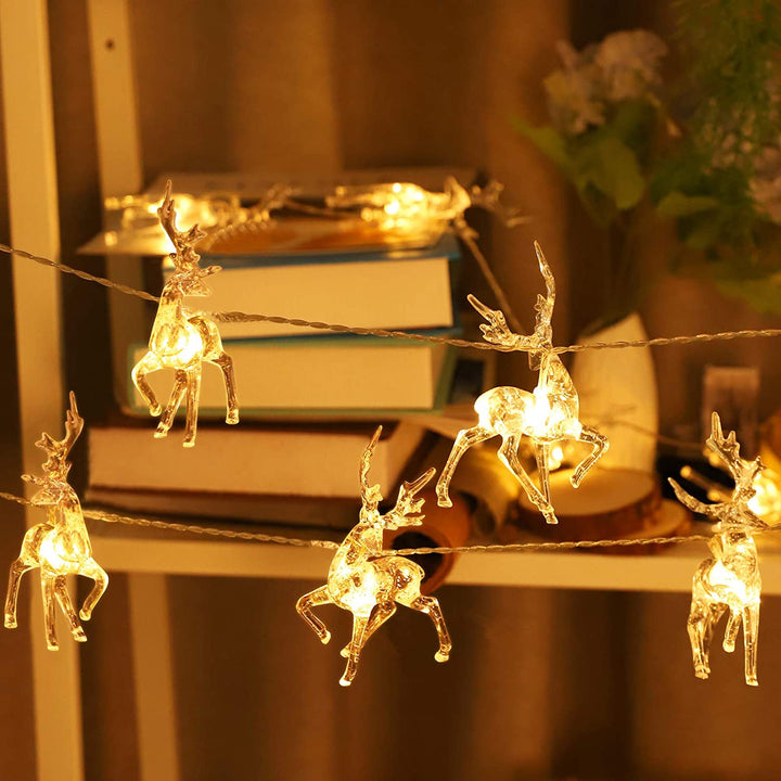 Lisslune | Glowing Reindeer - 1.5M LED Christmas Lights for Reindeer