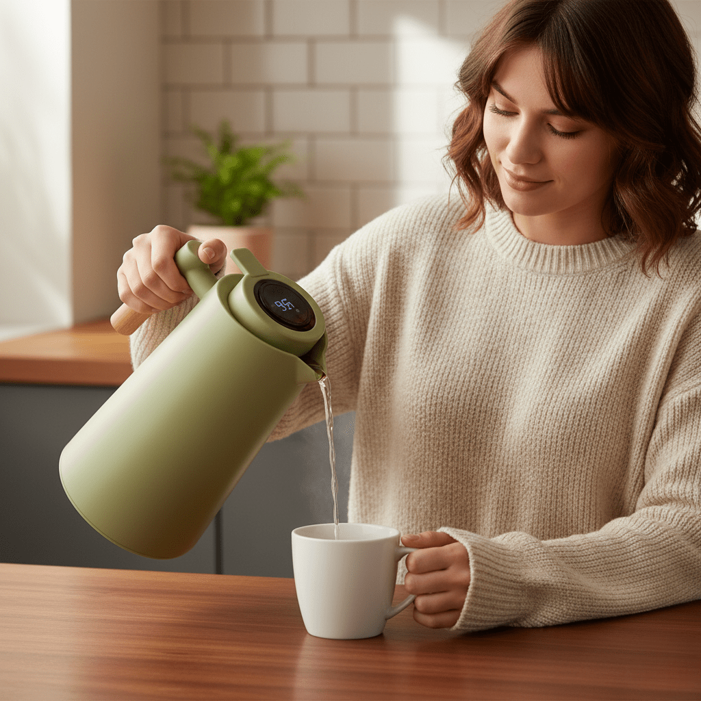 Lisslune | Robust Thermos Flask made of Stainless Steel, Leak-Proof and Stylish