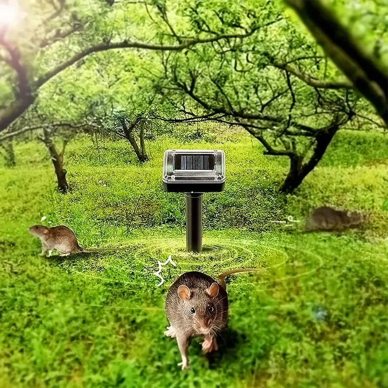 Lisslune | Solar-powered snake and pest deterrent – Ultrasonic device for the garden