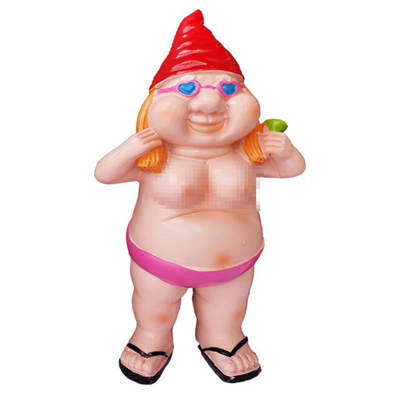 Lisslune | Cheeky Garden Gnome Funny Statue