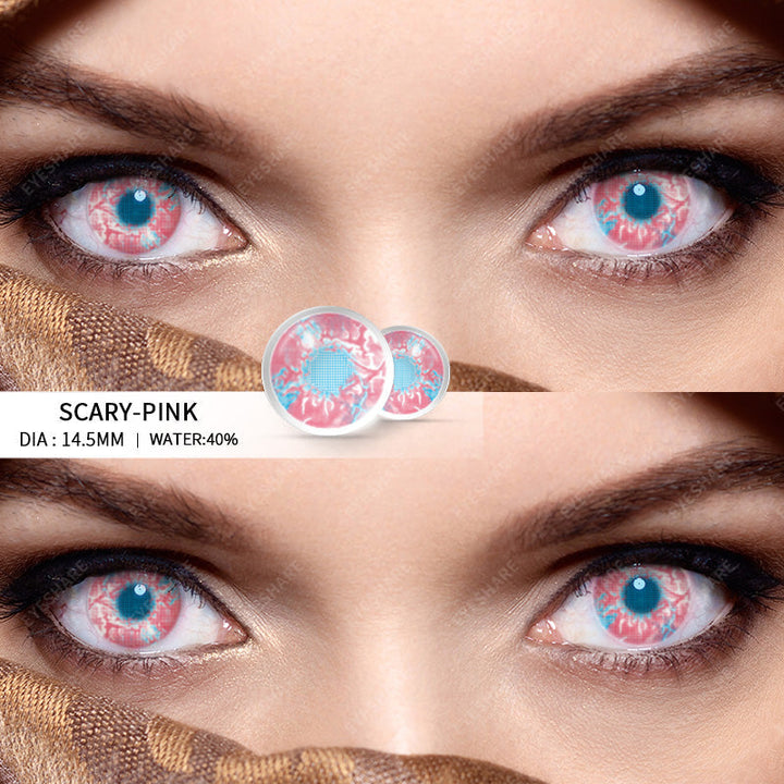 Rynx Cosplay Scary Pink 14.5mm 1 Pair | 1 Year