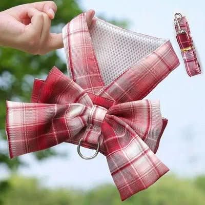 Lisslune | AURÉLIEN HARNESS – Adjustable dog harness with bow for stylish walks