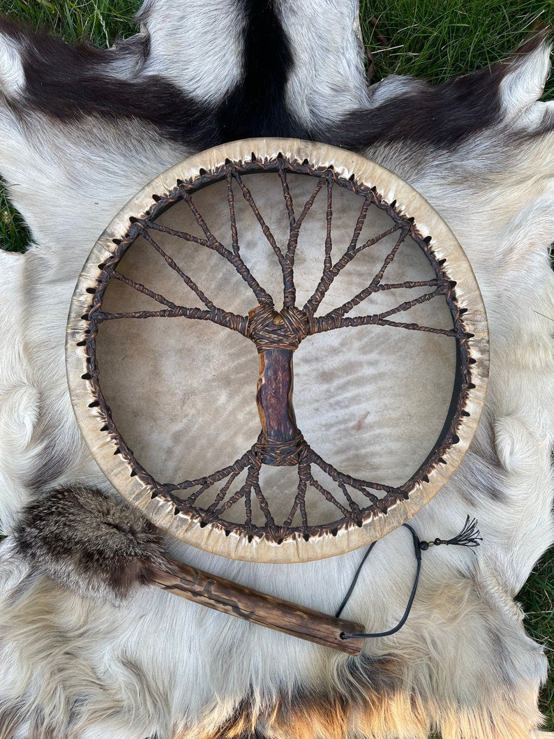 Lisslune | Shaman drum "Tree of life" Siberian drum Spirit music