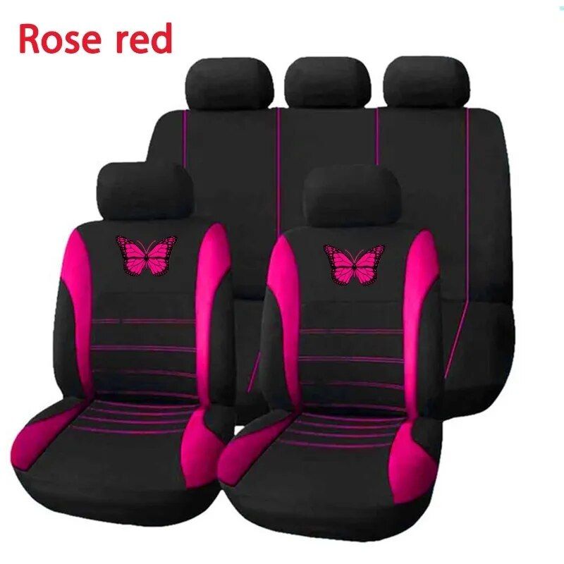 Lisslune | Universal butterfly car seat cushions in 9 vibrant colors
