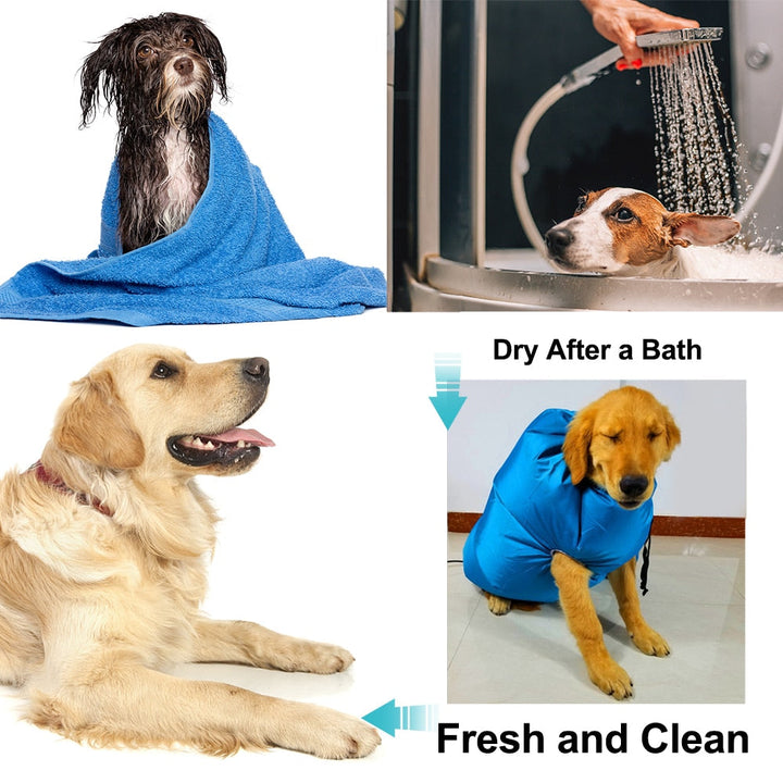 Lisslune | Pain-free dog drying jacket