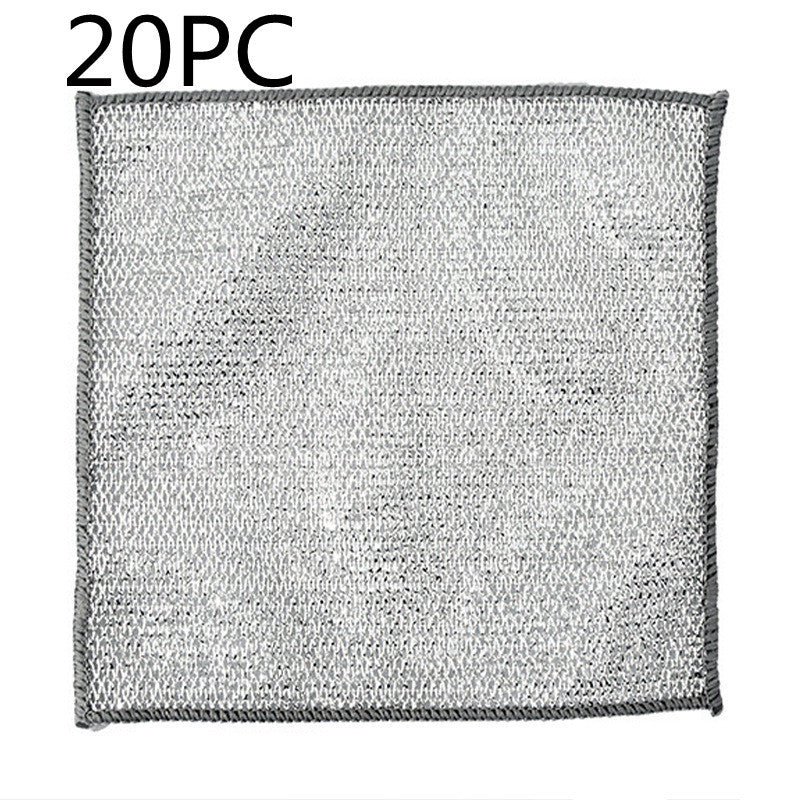 Lisslune | Microfiber Steel Wire Cleaning Cloths for Kitchen Appliances