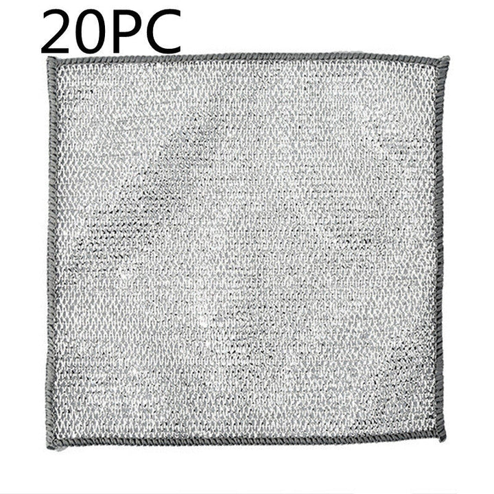 Lisslune | Microfiber Steel Wire Cleaning Cloths for Kitchen Appliances