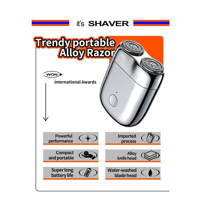 Lisslune | Mini Magnetic Men's Electric Shaver