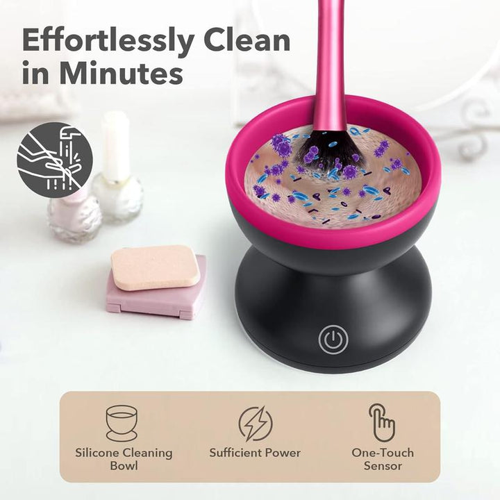 Lisslune | Electric Makeup Brush Cleaner, Perfect Brushes, Perfect Looks – Clean your entire set effortlessly
