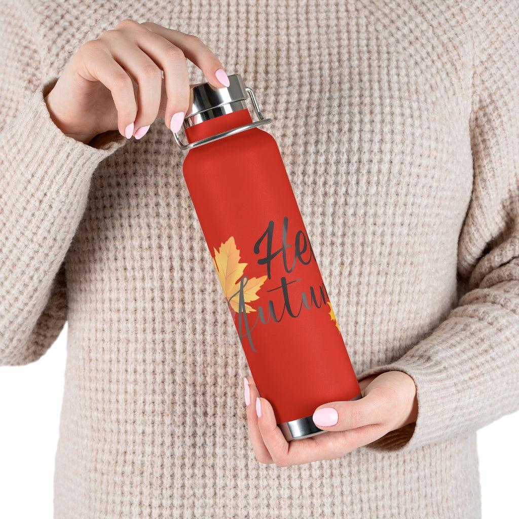 Lisslune | Merry Moments 22 Oz Stainless Steel Insulated Holiday Water Bottle
